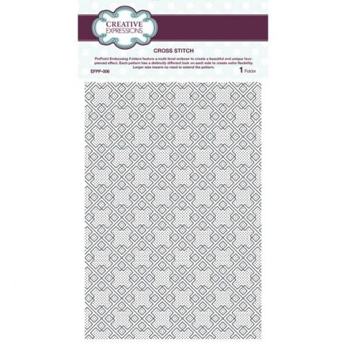 Emboss Folder Cross Stitch PinPoint