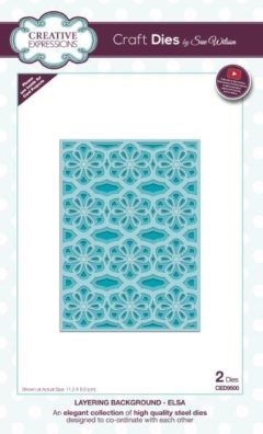 sue wilson craft die layering background elsa