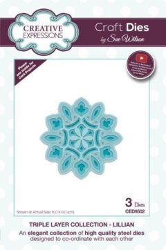 sue wilson craft die triple layer lillian