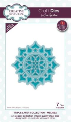 sue wilson craft die triple layer melissa