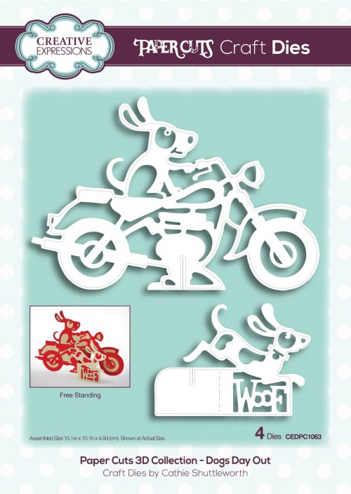 papercuts craft die 3d dog days out