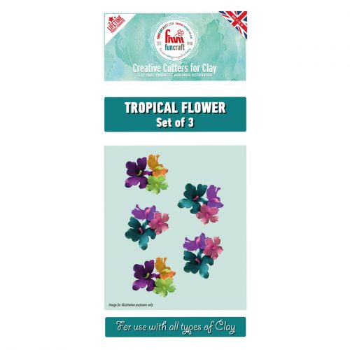 fmm tropical flower cutters set of 3