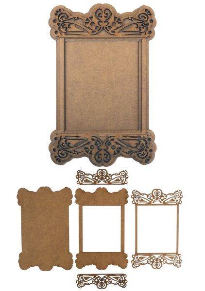 Creative Expressions MDF Layered Portrait Rectangle