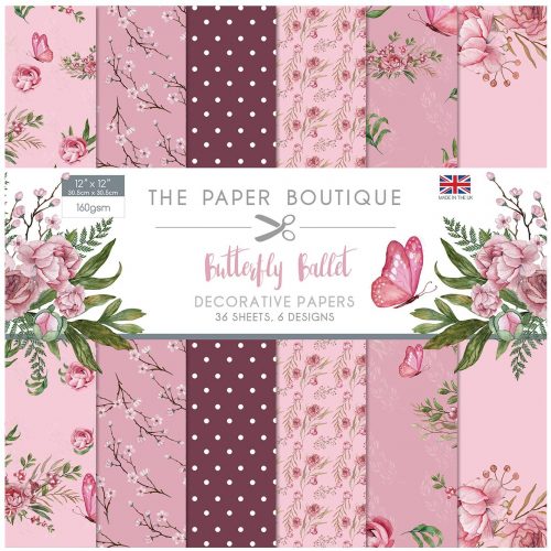 Paper Boutique Butterfly Ballet 12x12 Paper Pad