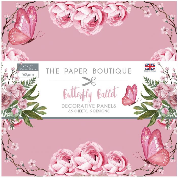 Paper Boutique Butterfly Ballet 7x7 Panel Pad