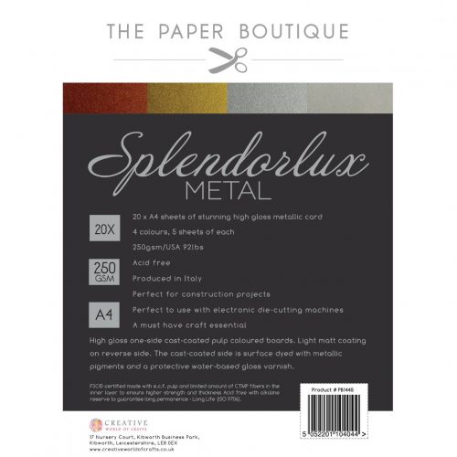 Paper Boutique Splendorlux Card