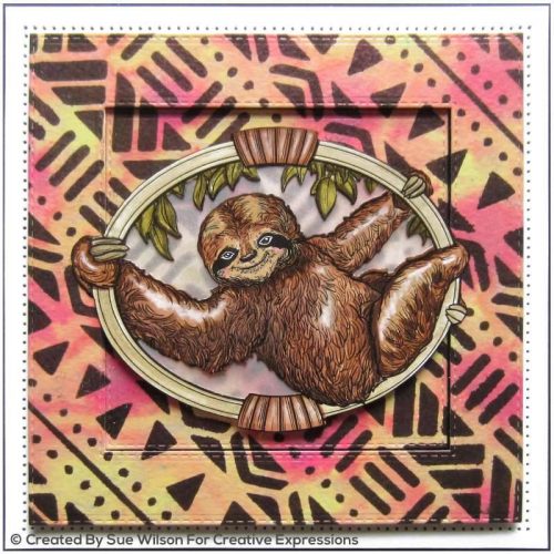 tribal safari sloth