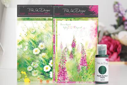 Pink Ink Designs Rice Papers & Multi Surface Paints